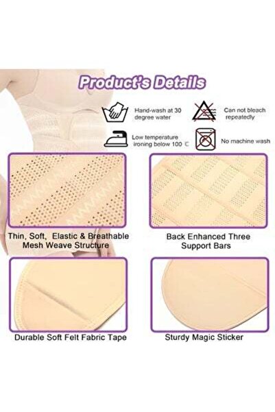 HALAMODO Postpartum Belt after Delivery Support Recovery, Corset Wrap Body Shaper for After Birth, Body Shape