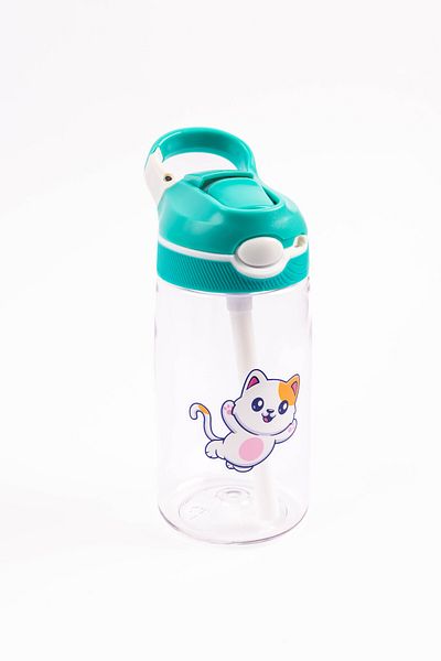 Cocobee Tritan Water Bottle, Push Button Open- Green
