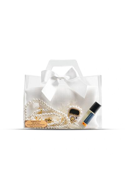 Hayrat Neşriyat Σετ Tasbih + Κασκόλ + Zikirmatik + Essence (Acetate Box με τσάντα, κρέμα)