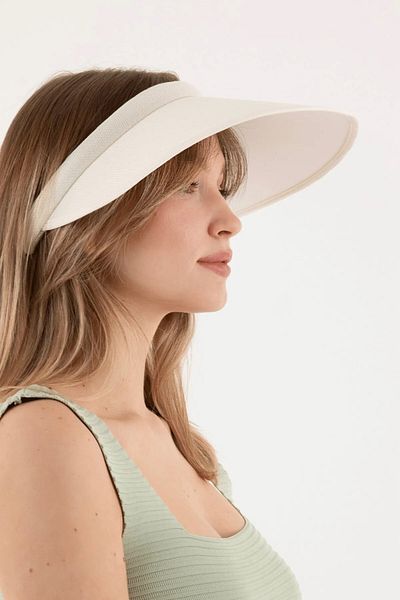 LUXERRA - Uv Protective Straw Visor Visor Tennis Hat