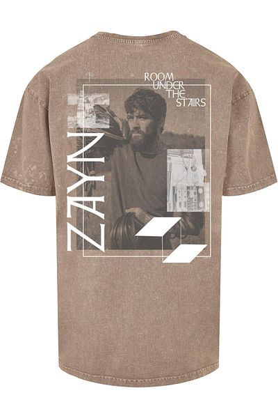Merchcode Zayn - Indigo Acid Washed Oversize Tee