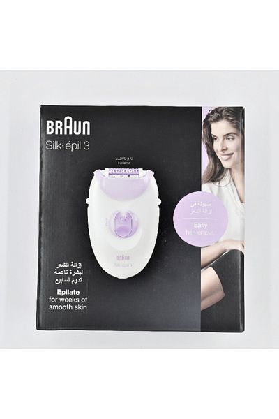 Braun ماكينة إزالة الشعر Silk-épil 3 مع غطاء التدليك Se 3170