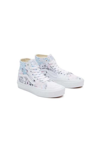 Vans Pantofi albi Sk8-hi Tapered pentru femei