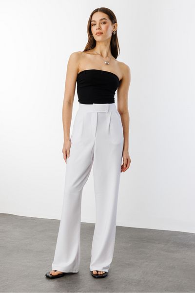 GENIUS STORE Pantaloni Palazzo confortabili cu talie Velcro PANTALONI VELCR