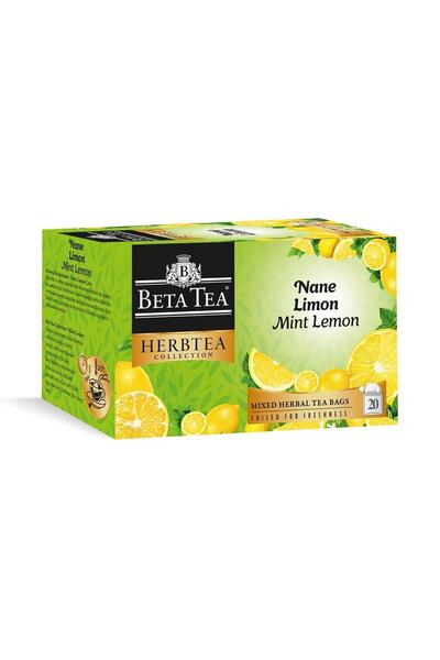 Beta Tea Nane Limon Çayı 20 Adet - Beta Herbtea Collection