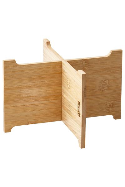 IKEA OGONTROST Bamboo Jar Stand with Tap 22x22x14 cm Sturdy Acrylic Lacquer Finish