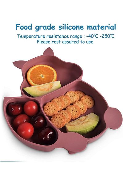 fulina Silicone Feeding Set,Food Grade Silicone Material,High Temperature Resistance,for Weaning Infants