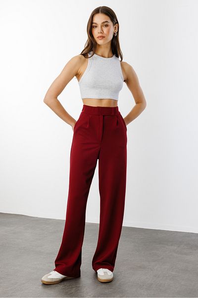 GENIUS STORE Pantaloni Palazzo confortabili cu talie Velcro PANTALONI VELCR