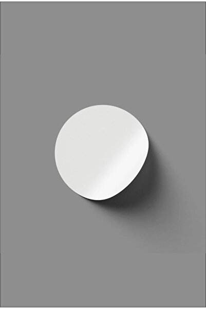 Hsn Bela prazna lepljiva okrugla etiketa 4 cm 24 kom