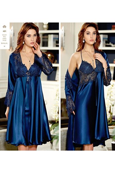 Alissa Women's Satin Nightgown Set 481