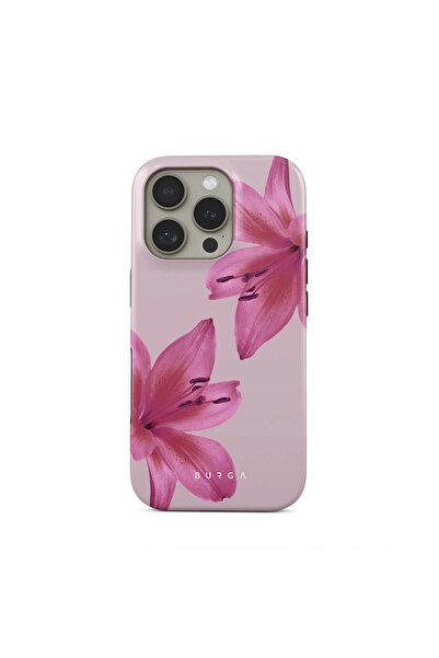 BURGA غلاف هاتف متوافق مع iPhone 16 PRO MAX، غلاف واقٍ هجين من السيليكون الصل...
