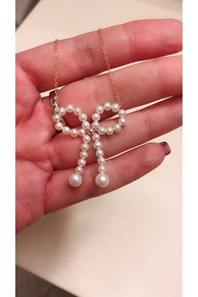 MODAMAYS لؤلؤة سلسلة القوس نموذج قلادة المرأة b2441m