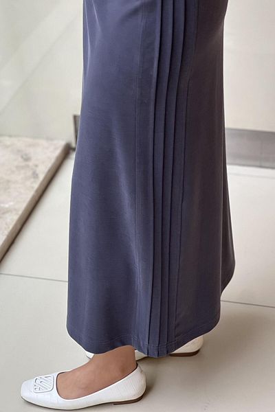 sentez giyim Synthesis Side Ribbed Skirt