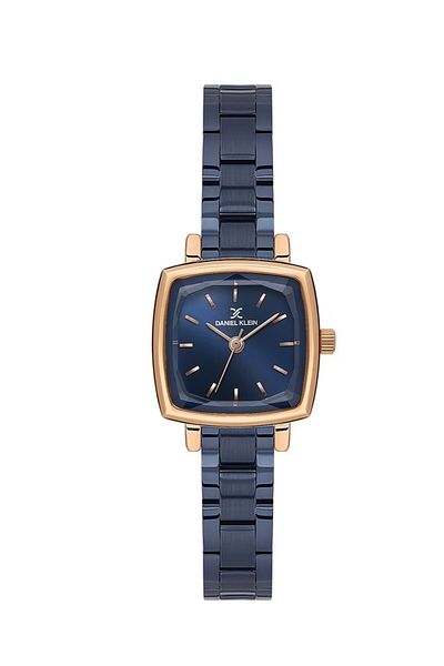 Daniel Klein Dk102-Dke.1.10852-7 Navy Blue Ion Coated Square Women's Wristwatch
