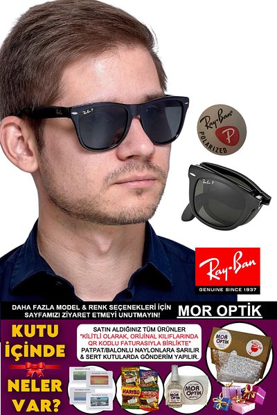 Ray-Ban Purple Optical Rb4105 601/58 Folding Polarized (50 Sizes)