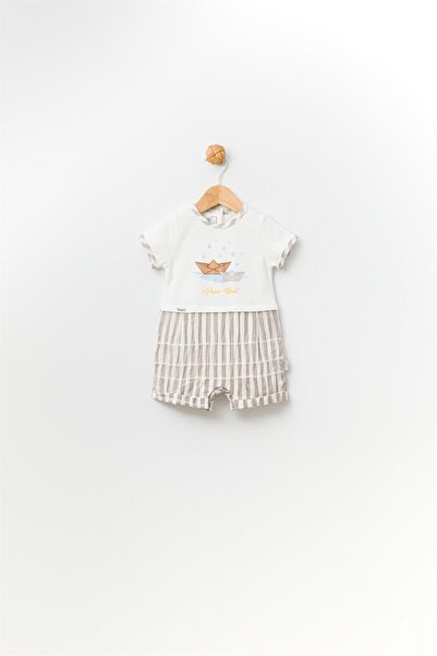 Babydola بذلة قصيرة الأكمام للأطفال الأولاد-13686