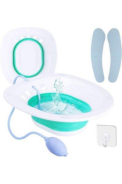 fulina Sitz Bath for Toilet Seat,Soaked Steam Relief of Inflammation, Suitable for Pregnant,Postpartum Care