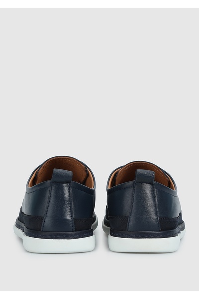 Eclipse Шкіряні чоловічі туфлі темно-сині