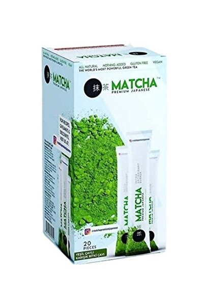 Matcha مسحوق شاي الديتوكس الياباني الأصلي، مضاد للأكسدة، حارق للدهون، 10 جرام، عبوة من 20 قطعة