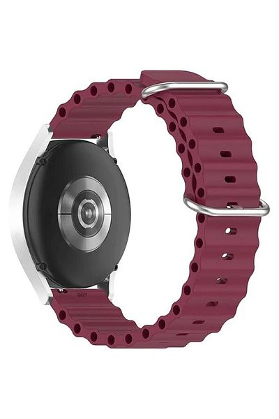 Generic Ocean Band Compatible with Samsung Gear S3 Frontier/Classic, 22mm Adjustable Soft Silicone Sport Loo