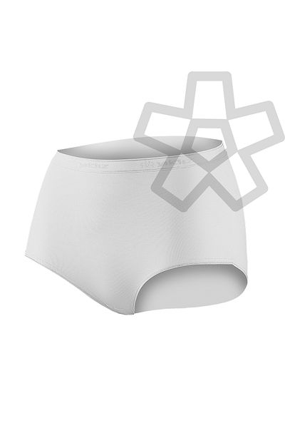 YILDIZ Bamboo Belted Lycra Bato Panties 6 Pack White Star Kod3945