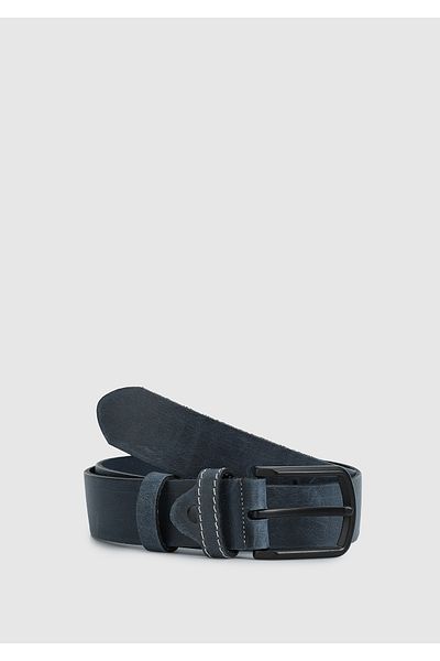 Provoq Provoq 012 Navy Blue Men's Leather Belt
