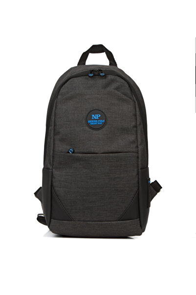 Newish Polo Men's Canvas Fabric Cross Waist and Shoulder Bag with USB Port