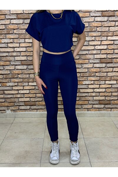 exxitcollection Αθλητικό κολάν υψηλής μέσης από ύφασμα κατάδυσης