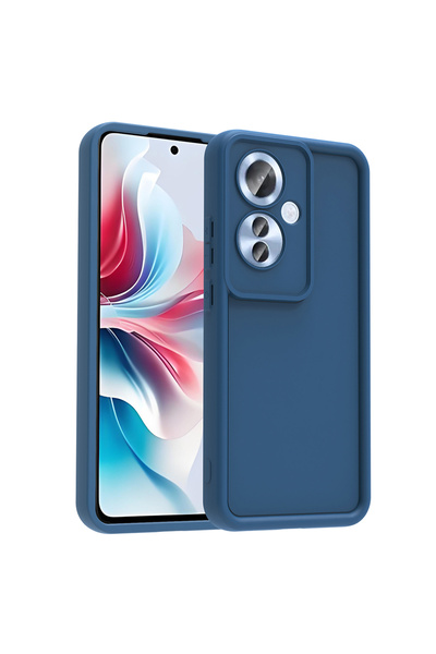 m.tk moveteck Oppo Reno 11F Case Soft Colorful Launch Silicone Camera Protected Protruding Thick Edges 3D Coffe