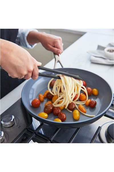 Greenpan Gray Silicone Tongs