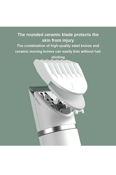 COOYA 4 in 1 Pet Electric Hair Shaver,With Nail Grinder Trimmer,3 Trimmer Head,Low Noise,Blade Remove