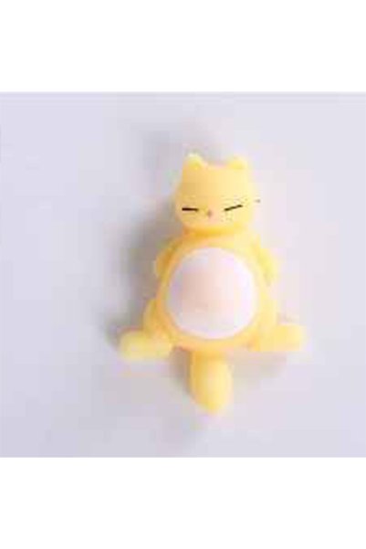 LEDONLİNE 2 Adet Sevimli Büyük Karın Kedi Squishy Oyuncaklar Yavaş Yükselen Stres Rahatlama Çok Renkli Sukuşi