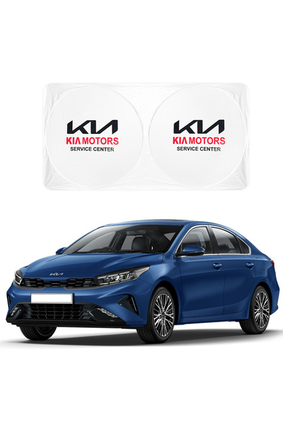 KIA MOTORS مظلة للزجاج الأمامي للسيارة، ١٥٠×٧٥ سم، حماية من الأشعة فوق البنفس...