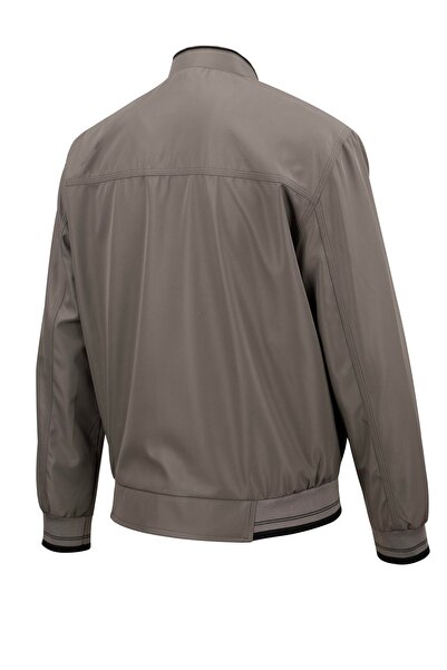 Çizgi Triko Men's Judge Collar Double Pocket Lined Seasonal Coat - A00003