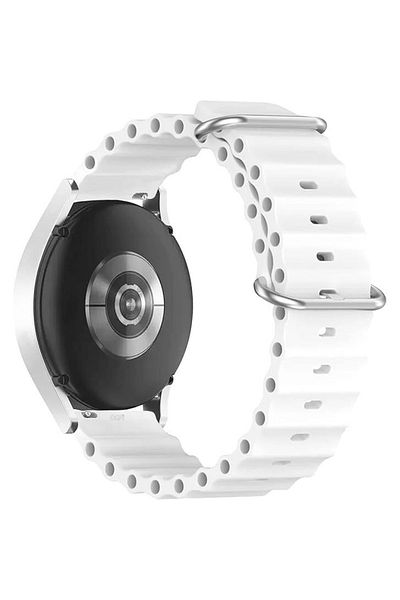 Generic Ocean Band Compatible with Samsung Gear S3 Frontier/Classic, 22mm Adjustable Soft Silicone Sport Loo