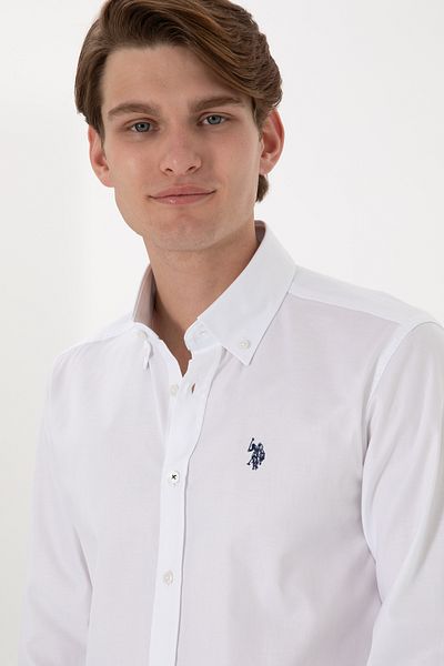 U.S. Polo Assn. Η.Π.Α. Polo Assn. Πουκάμισο 100% βαμβακερό μακρυμάνικο Slim Fit 2083199