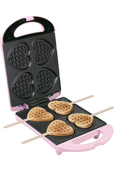 bestron Saplı Kalp Waffle'lar için Waffle Makinesi