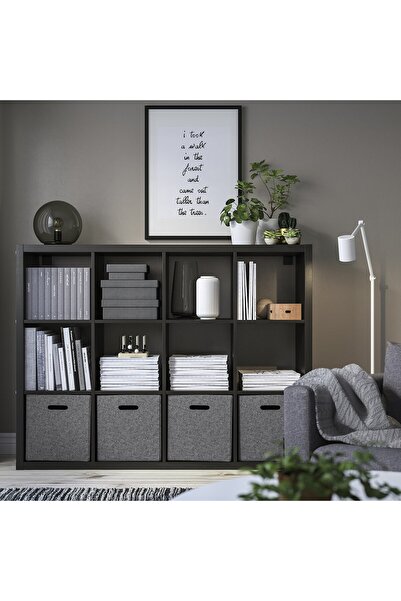 IKEA BL DDRA Box, grey, 33 x 38 x 33 cm