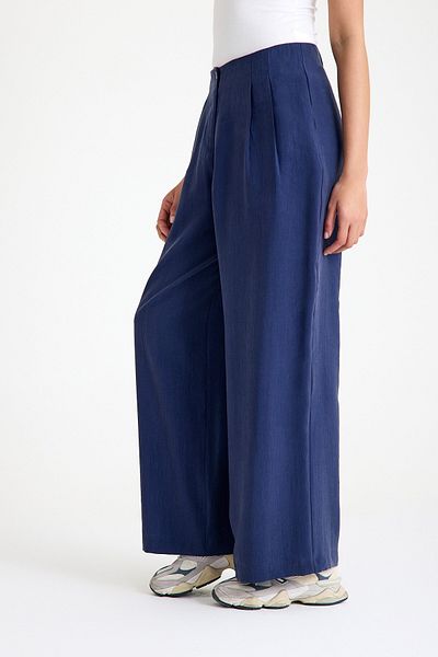 QANU Violet Trousers Navy Blue