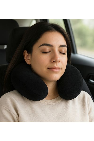 Pababo Cozy Rides with Warmth Plush Pillow Wrap Around Your Neck