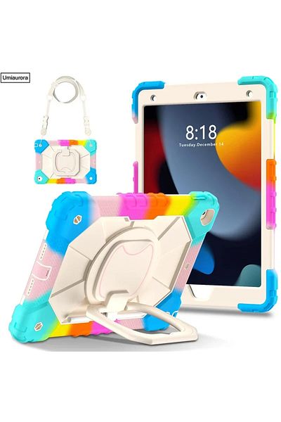 Choice IPad 7 8th 9th 10.2 Rainbow Blue For IPad 9.7 7th 8th 9th 10.2 10th Gen Air 4 5 10.9 Pro 11 inch Kid