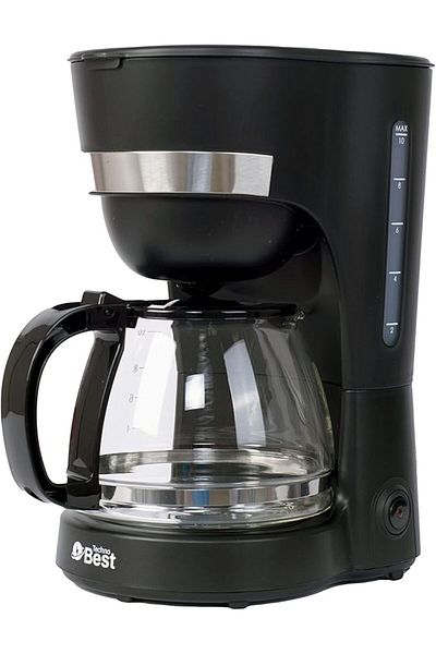 Techno Best Coffee Maker 1.25 L 600 W Black