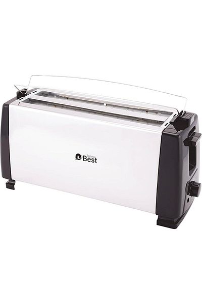 Techno Best 1300W 4 Slice Stainless Steel Electric Toaster BET-02S