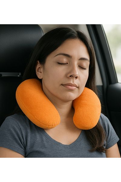 Pababo Cozy Rides with Warmth Plush Pillow Wrap Around Your Neck
