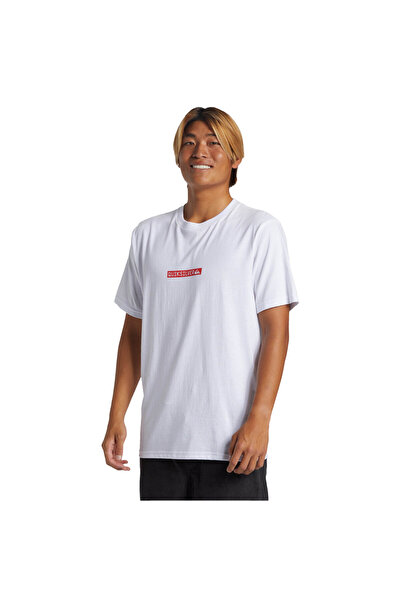 Quiksilver Ανδρικό λευκό μπλουζάκι με λογότυπο Qs Clicker DNA ΑΝΔΡΙΚΟ ΜΠΛΟΥΖΑ AQYZT09602