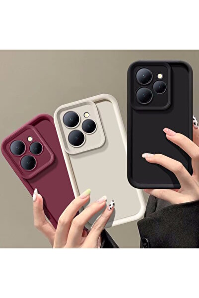 m.tk moveteck Infinix Hot 40 Pro Case Soft Colorful Launch Silicone Camera Protected Protruding Thick Edges Cofe