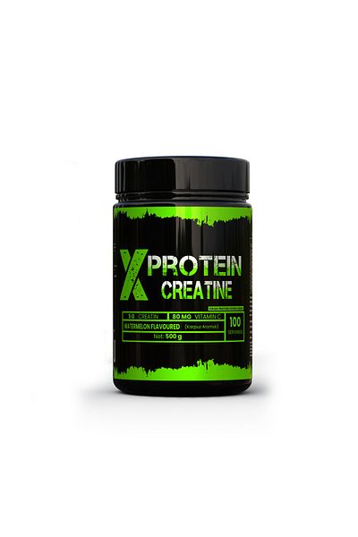 XPROTEİN Xprotein Creatine 500 Gr-Watermelon-Flavored-Shaker Gift