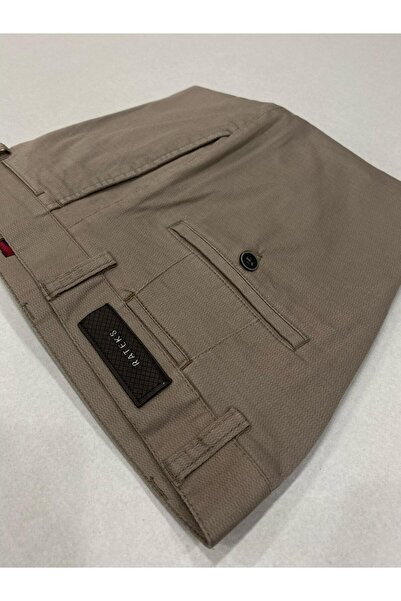 RATEKS The New Bird in the Wide Crooked Honeycomb Texture Li Men's Pants Maserati Light Coffee