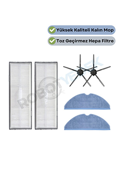 robotyedek Roborock S7 Black - Filtru Hepa de schimb și perie laterală pentru...