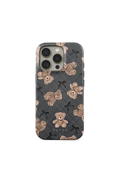 BURGA غلاف هاتف متوافق مع iPhone 16 PRO، غلاف واقٍ هجين من السيليكون الصلب ثنائي الطبقات